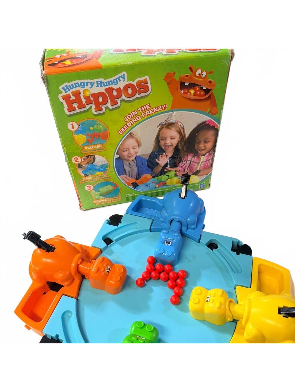 Hungry Hungry Hippos Board Game Hasbro Classic Family Game Night